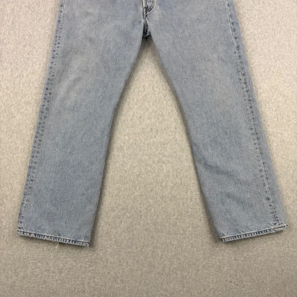 Vintage Levis Jeans Mens Fits 40x30 Blue 501 Straight Leg Y2K Button Fly Denim